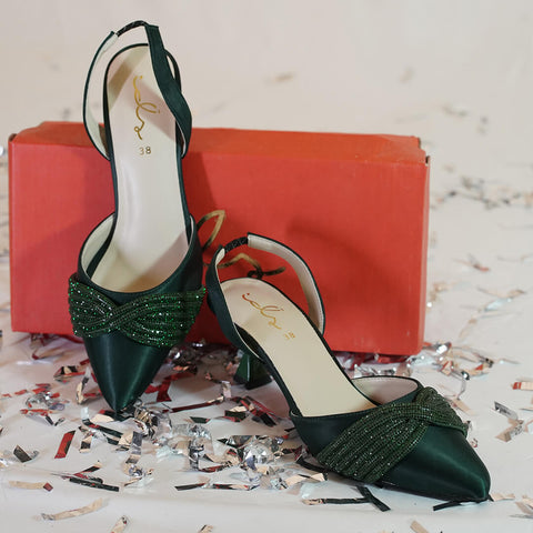 Nihan Sparkling Sling Back