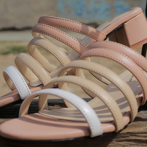 Strappy Block Heel